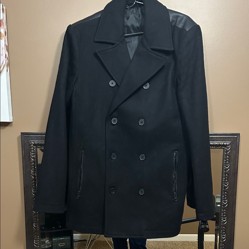 Kenneth Cole Reaction Classic Black Peacoat